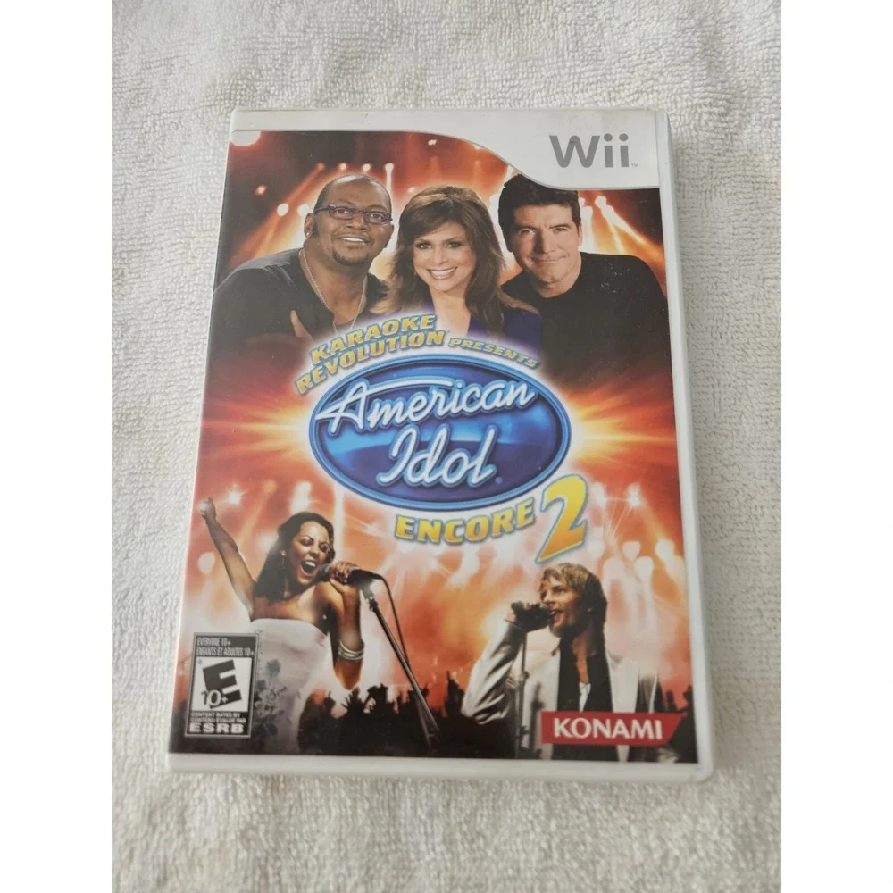 AMERICAN IDOL ENCORE 2‎ Nintendo Wii COMPLETE WITH MANUAL